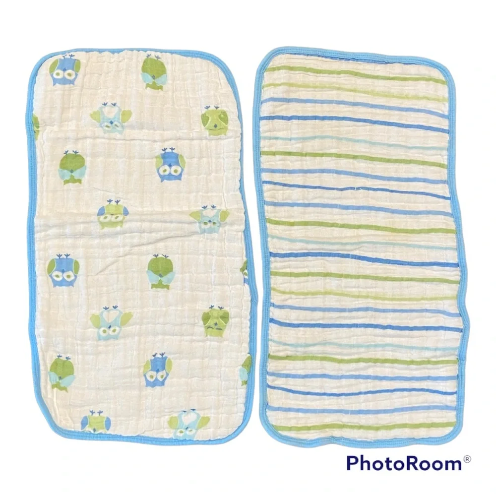 Angel Dear burp cloths set
